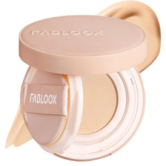 FABLOOX Cellglow Pro Lasting Cushion Foundation, Brighten Skin Skincare Foundation Cushion Natural Coverage Nourishing Makeup, Breathable and Lightweight, Vegan, Warm Vanilla, Refill not Included