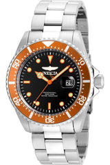 Invicta Men's Pro Diver 43mm Stainless Gold Steel Quartz Casual Watch - Orange/Stainless Steel