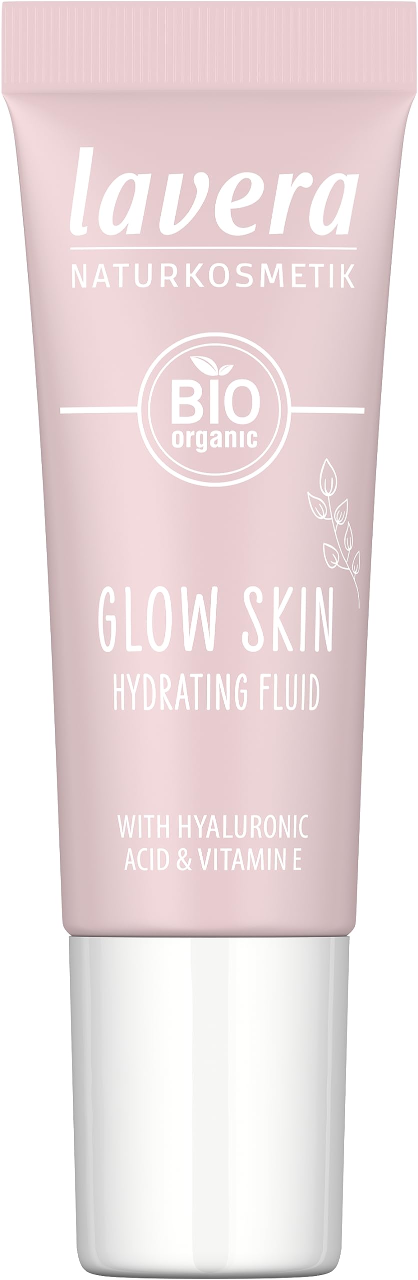 lavera Glow Skin Hydrating Fluid - Moisturises - Shimmering Glow - Natural Hyaluronic Acid & Vitamin E - Vegan - 9 ml