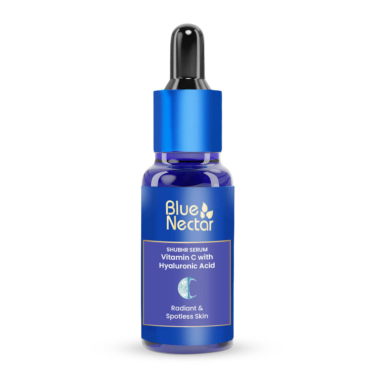 Blue Nectar Plant Based Vitamin C Serum for Glowing Skin 100% | Natural Hyaluronic Acid Serum | Ayurvedic | for Women Men (9 Herbs 30 ml)