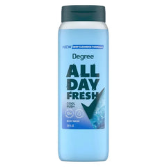 Degree All Day Fresh Body Wash Cool Rush Deep Cleansing 20 Oz