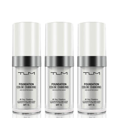 2 Pack Concealer Cover,Flawless Colour Changing Foundation Makeup Base Nude Face Liquid Cover Concealer
