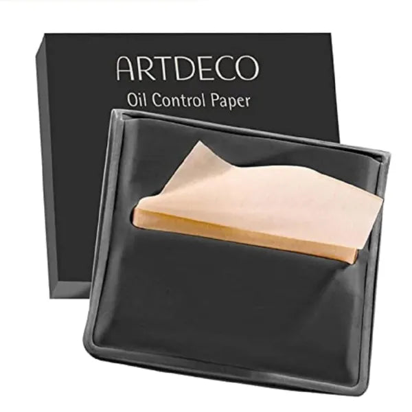 ARTDECO Oil Control Paper – Matte Finish Oil-Absorbing Blotting Sheets (100 Sheets Refill Pack)
