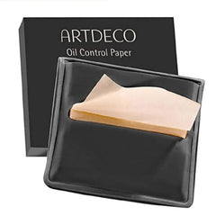 ARTDECO Oil Control Paper – Matte Finish Oil-Absorbing Blotting Sheets (100 Sheets Refill Pack)