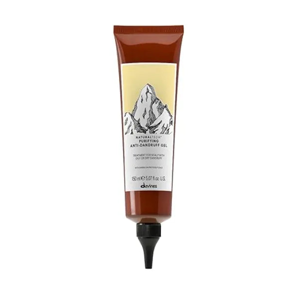 Davines Naturaltech Purifying Gel, Clarifying & Anti Dandruff for Dandruff (Oily or Dry)  With Dandelion Phytoceuticals Treatment for Oily or Dry Dandruff, 5.07 Fl Oz