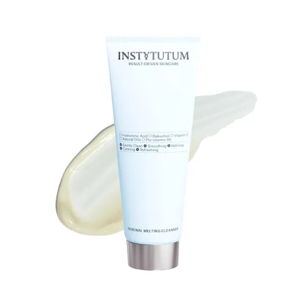 INSTYTUTUM Renewal Melting Cleanser, Hydrating Face Oil w/Hyaluronic Acid