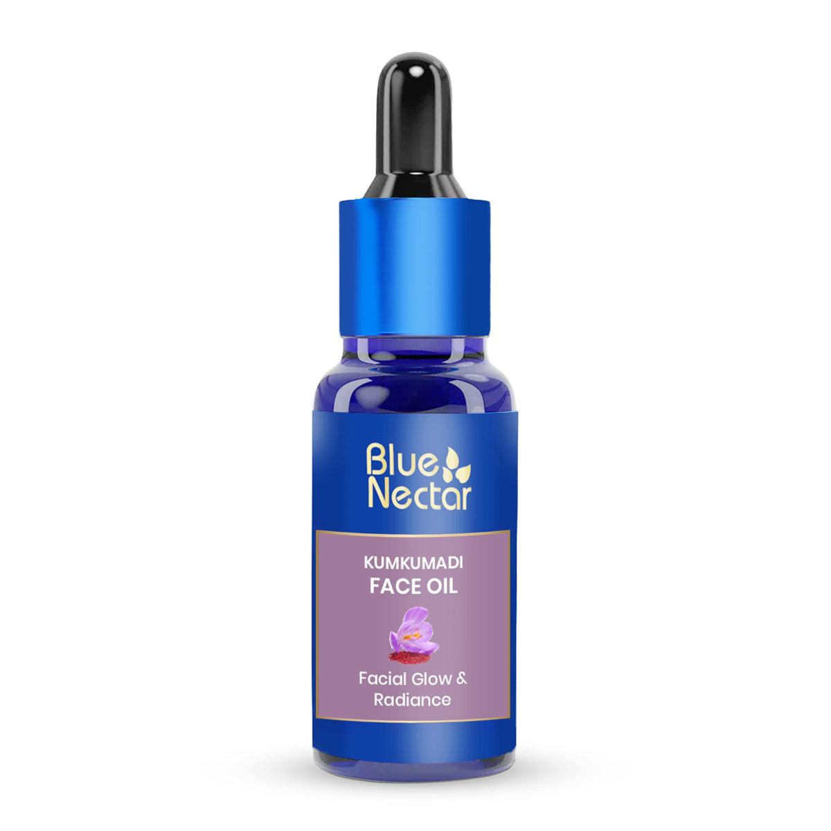 Blue Nectar Kumkumadi Oil for Face for Aging Skin | Ayurvedic Saffron Face Cleansing Oil | Authentic Kumkumadi Tailam Saffron Serum for Women & Men (26 Herbs, 30 ml)