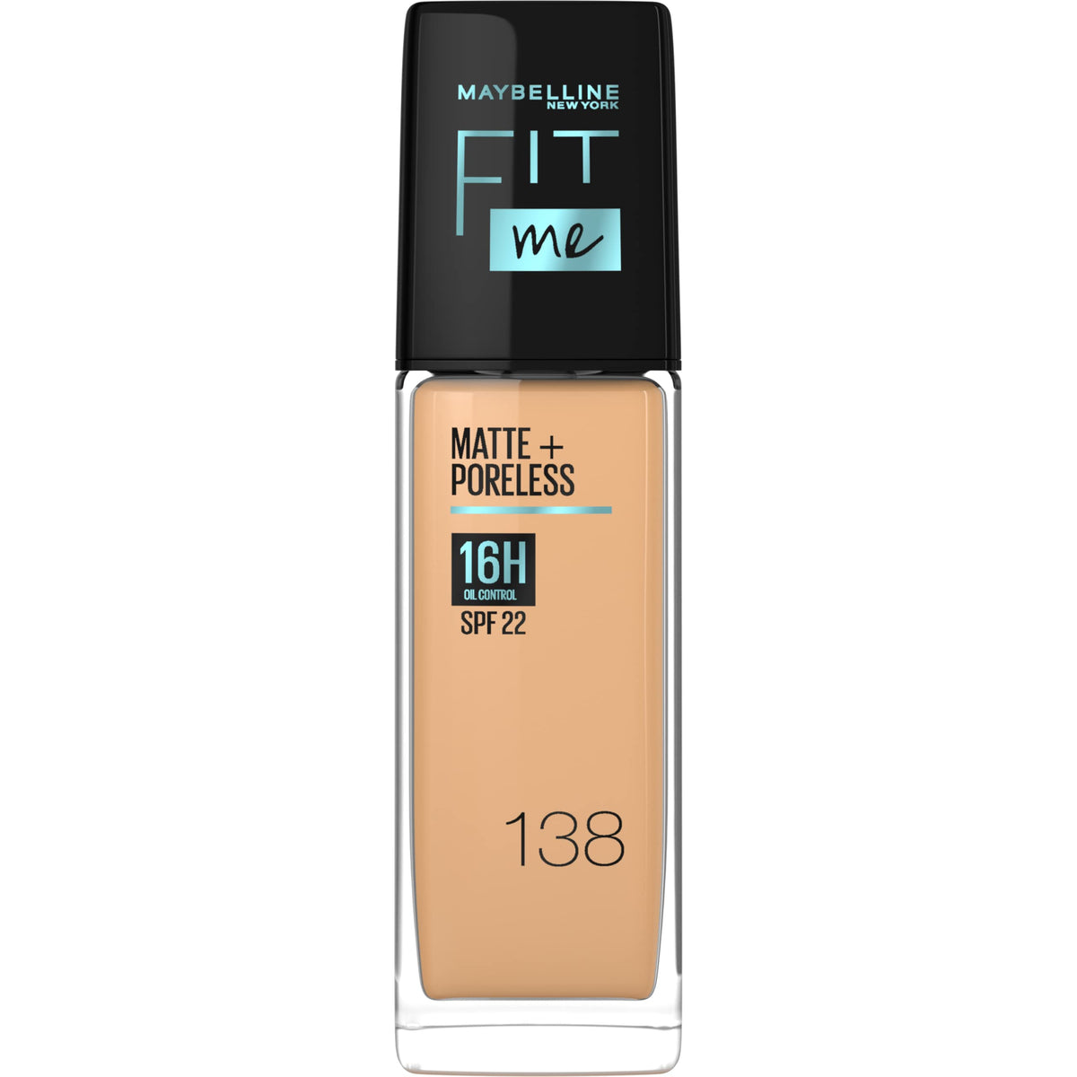 Maybelline New York New York Fit Me Matte & Poreless Foundation 16H Oil Control with SPF 22-138