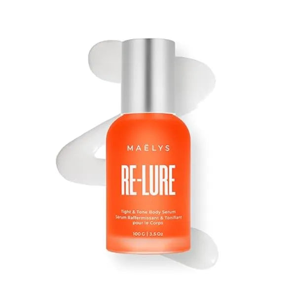 MAËLYS RE LURE Tight & Tone Body Serum Helps Reduce the Look of Cellulite Skin Tightening with Hyaluronic Acid Firming for Stomach, Thighs & Arms Lightweight Body Firming Serum 3.5 Fl Oz