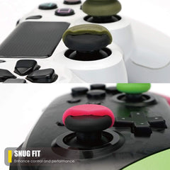 Skull & Co. Skin, CQC and FPS Thumb Grip Set Joystick Cap Analog Stick Cap for Nintendo Switch Pro Controller & PS5 / PS4 / Slim/Pro Controller - Galactic Purple, 3Pairs(6pcs)