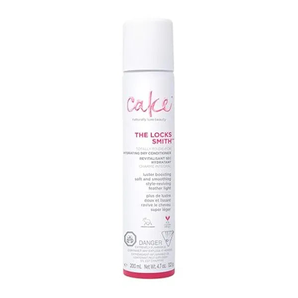 CAKE Beauty The Locks Smith Dry Styling, Hydrating Dry Conditioner Spray,White, 4.7 Ounce