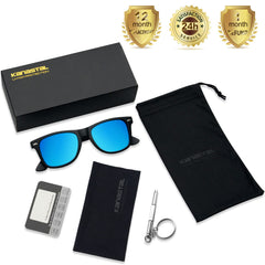 KANASTAL Polarized Sunglasses Men, Fashion Square Sun Glasses Women, Classic Shades for Womens, Driving Fishing Outdoor 100% UV400 Protection