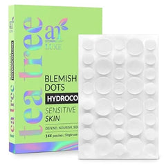 Artnaturals Acne Pimple Patches Hydrocolloid Acne Patches with Tea Tree Treatment for Zits and Breakouts, Spots and Dots Stickers for Face and Skin