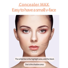 SOMGKIN Highlight Contour Stick, 2 in 1 Makeup Shading Stick, Face Highlighters Sticks, Concealer Contour Highlighter Stick,Cruelty Free Makeup,double-end face concealer contouring sticks cream (02)