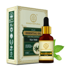 KHADI NATURAL TEATREE ESSENTIAL OIL- Detoxifying, Antibacterial, Pure, homeopathic