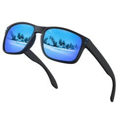 OJIRRU Polarized Sunglasses for Men Women Sports Sun Glasses Classic Rectangular Shades UV400 Protection for Men Women Sports Outdoor Driving Fishing Sunglasses