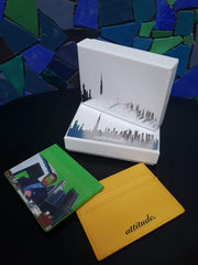 Attitude Men's Mini Slim Wallet | 2 Card Slots & 1 Cash Slot | Reinforced Stitching - ‎multi