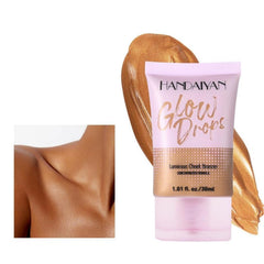 NALACAL Bronzer Tanning Foundation, Lightweight Full Coverage Bronzer Liquid Foundation Makeup, Waterproof Sweat-Proof Transfer-Proof, Natural Glow Matte Finish, All Skin Types (#02 Drak Bronzer)