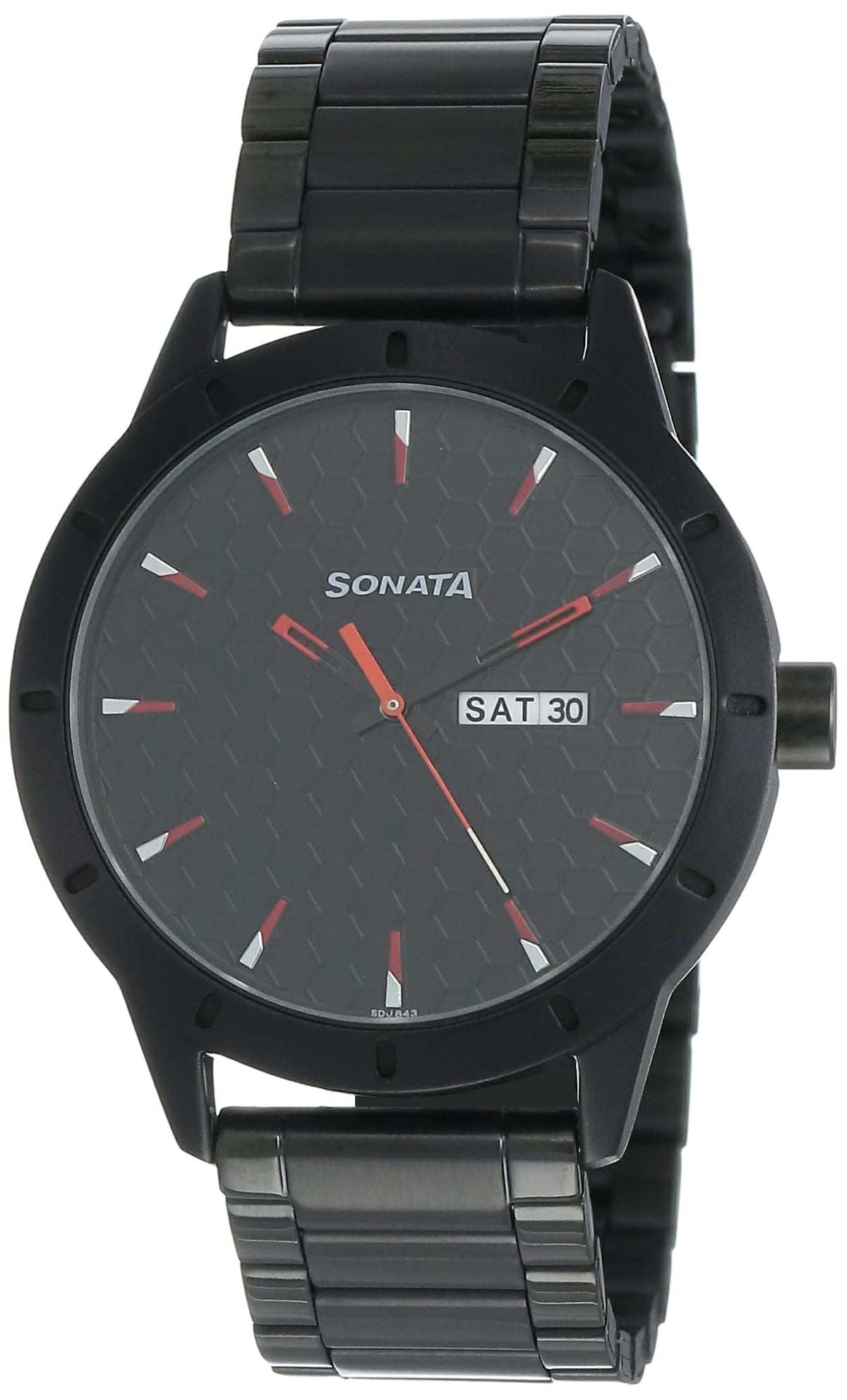 Sonata Nxt Analog Black Dial Men's Watch-NN7137AM02/NP7137AM02