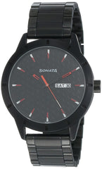 Sonata Nxt Analog Black Dial Men's Watch-NN7137AM02/NP7137AM02