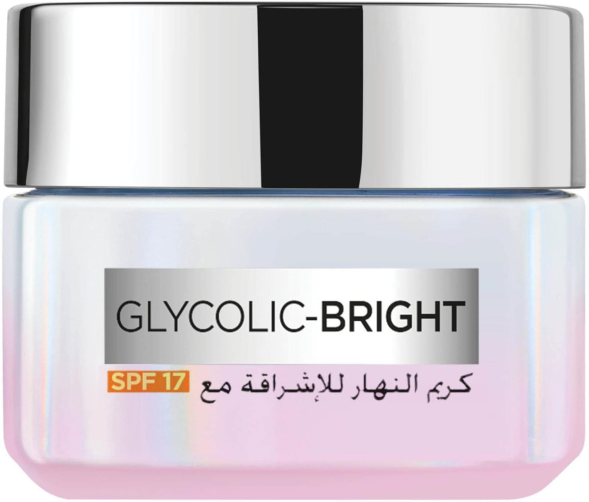 L’Oréal Paris Glycolic Bright Glowing Day Cream with SPF17 and Glycolic Acid 50ML