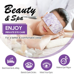 BeMyLady Lavender Eye Mask 16 Packs Heated Eye Mask for Dark Circles and Puffiness Disposable Soothing Headache Relief, Steam Eye Mask for Puffy Eyes, Skincare, Hydrating and Relieve eye fatigue