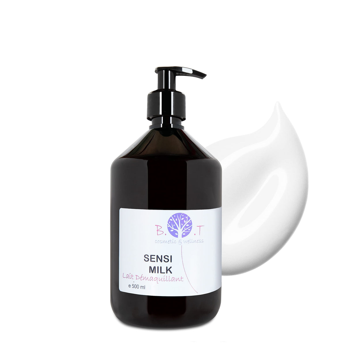 B.O.T Cosmetic & Wellness - Micellar Facial Cleansing Milk | Intensive Makeup Removal | Skin-Friendly & Moisturising | For All Skin Types, 500 ml