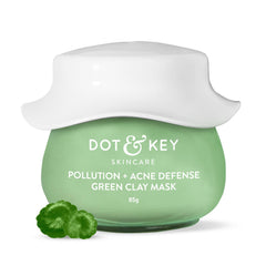 Dot & Key Anti-Acne Salicylic Green Clay Face Mask- Reduces Dark Spots And Balances Oil & Sebum