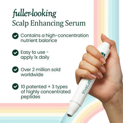 Scalp&Hair Serum for Thinning Hair by Vivelab,15ml–Clinically Tested,Nourishing Formula with Biotin,peptide. Promotes Healthy Scalp&Fuller-Looking Hair