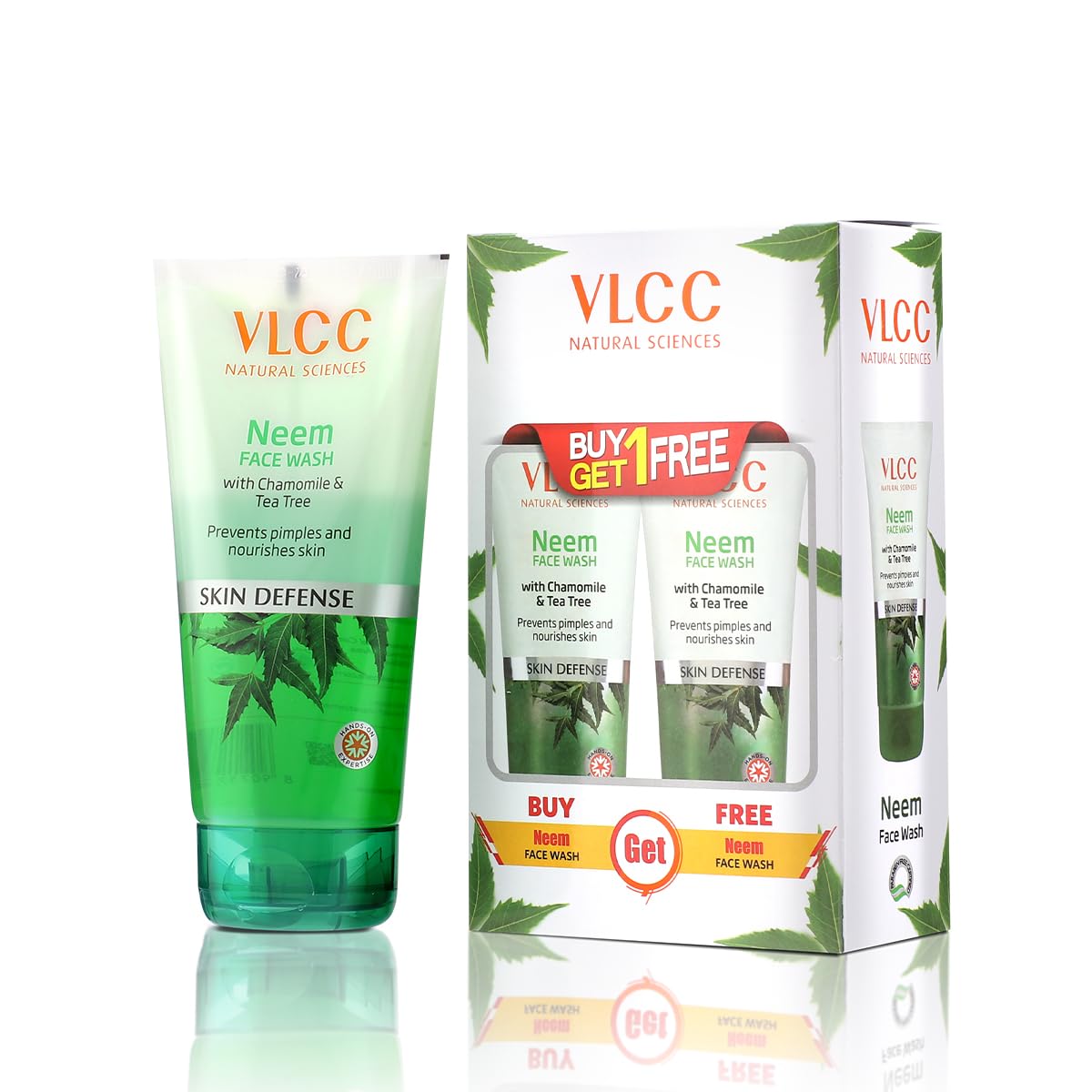 VLCC Neem With Chamomile & Tea Tree Face Wash (pack of 2) 300ml