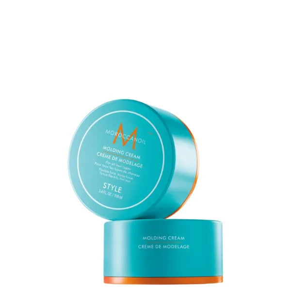 Moroccanoil Style Molding Cream-Natural looking texture with long-lasting, flexible hold, 3.4 Fl. Oz