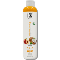 GK HAIR Global Keratin The Best COCO (10.1 Fl Oz/300ml) Smoothing Keratin Hair Treatment - Professional Brazilian Complex Blowout Straightening For Silky Smooth & Frizz Free Hair