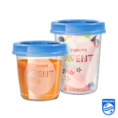 Philips SCF721/20 Avent Baby Food Storage Cups 180/240 ml - Pack of 20