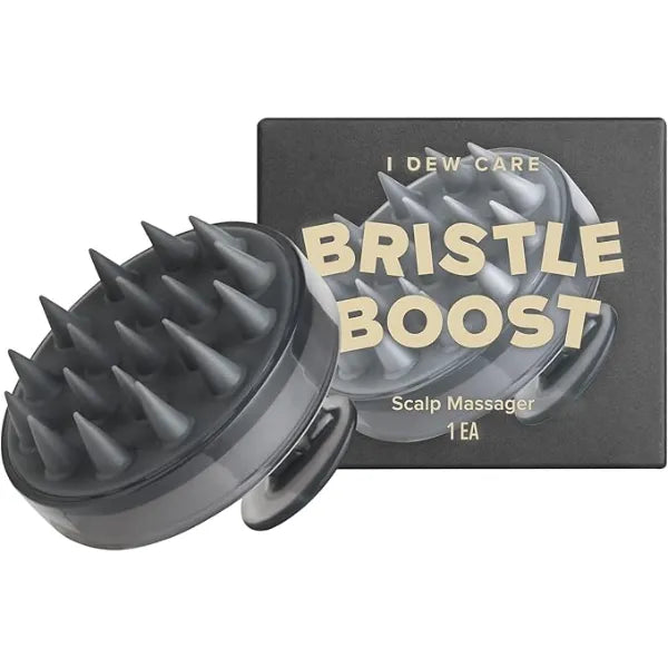 I DEW CARE Scalp Massager Bristle Boost Hair Scalp Scrubber Cleansing Care Brush, Soft Silicone, 1 Count