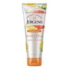 Jergens Sweet Citrus Butter Hand & Body Lotion, 7 oz Moisturizing Lotion with Essential Oil for Great Hydration