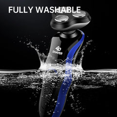ECVV Multi-functional shaver - Waterproof Shaving machine triple blades Beard Trimmer Washable men's grooming kit