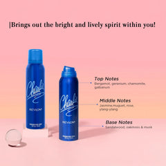 Revlon Charlie Perfumed Body Spray for Women (150ml each, Combo of 3)