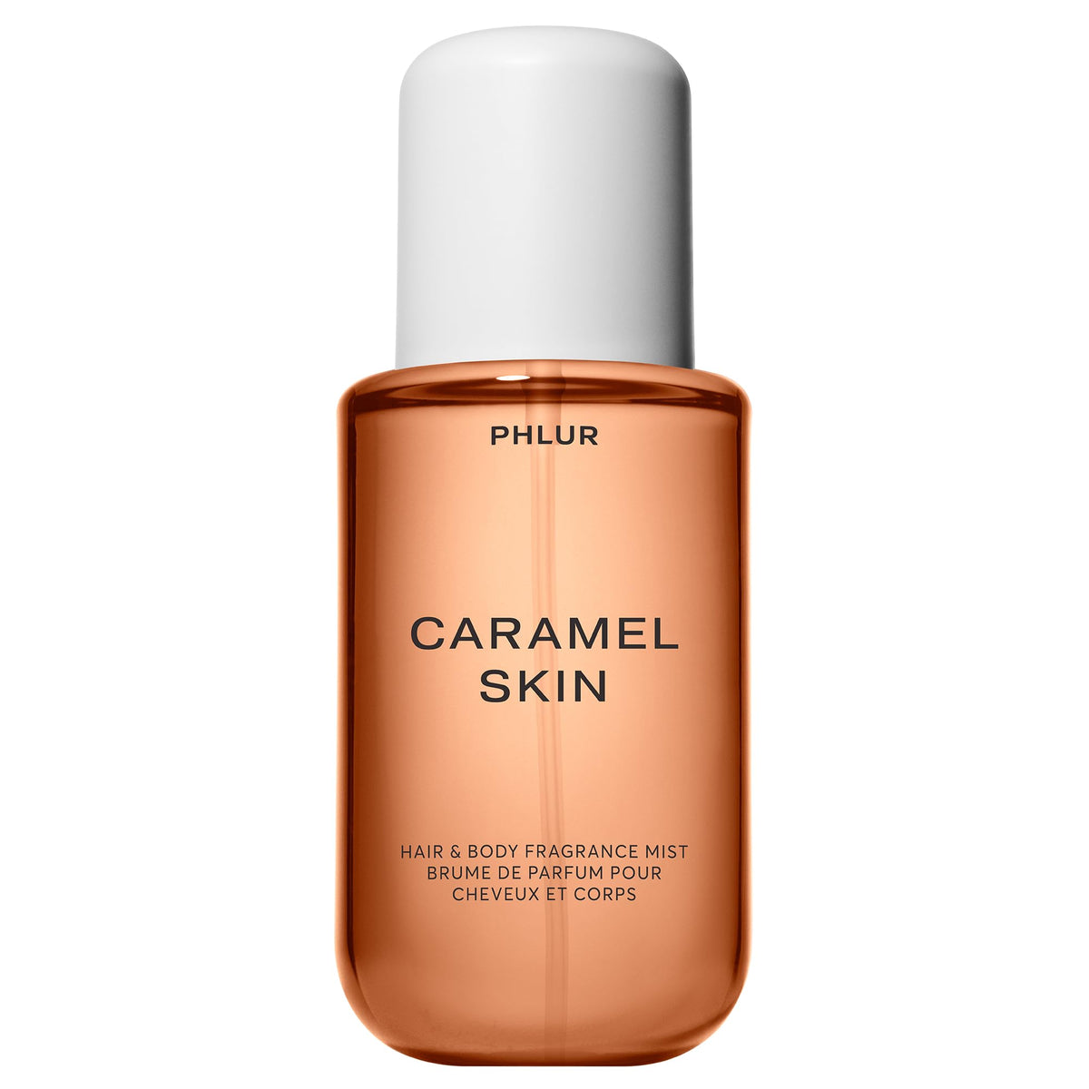PHLUR Caramel Skin Body Mist - Hair & Body Mist for Women & Men Fragrance - Caramel Body Spray with Vanilla, Brown Sugar, Bergamot, Sandalwood & Musk (8 Fl Oz)