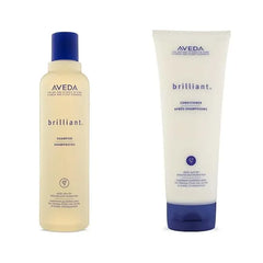 Aveda Brilliant Shampoo & Conditioner Set Shine Enhancing Shampoo & Conditioner Deeply Cleanses, Detangles, Smooths for All Hair Types