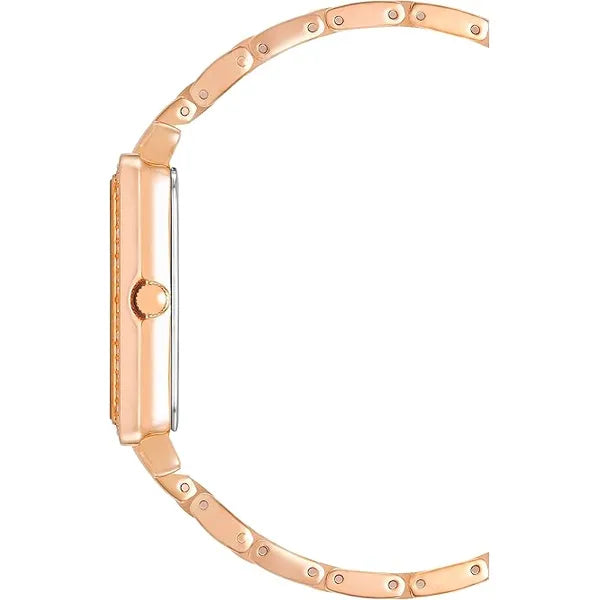 Armitron Women's Genuine Crystal Bracelet Watch - Rose Gold