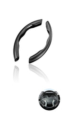 Sweet seven Carbon Fiber Steering Wheel Cover - Non-Slip Universal Fit for Men and Women - Enhance Safety and Style - Black Car Wheel Protector Accessory