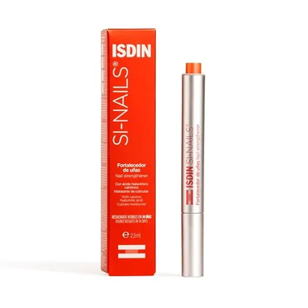 ISDIN Si Nails Fast Absorbing Nail Strengthening and Hardening Serum for Nail Durability in Thin Nails, made with Cationic Hyaluronic Acid 0.08 FL OZ