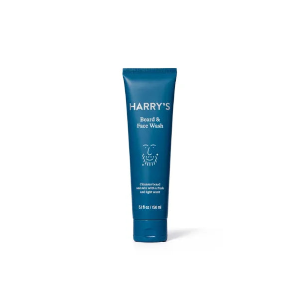 Harry's Beard and Face Wash with Willow Bark Extract, Non-drying Formula - 5.1 FL Oz