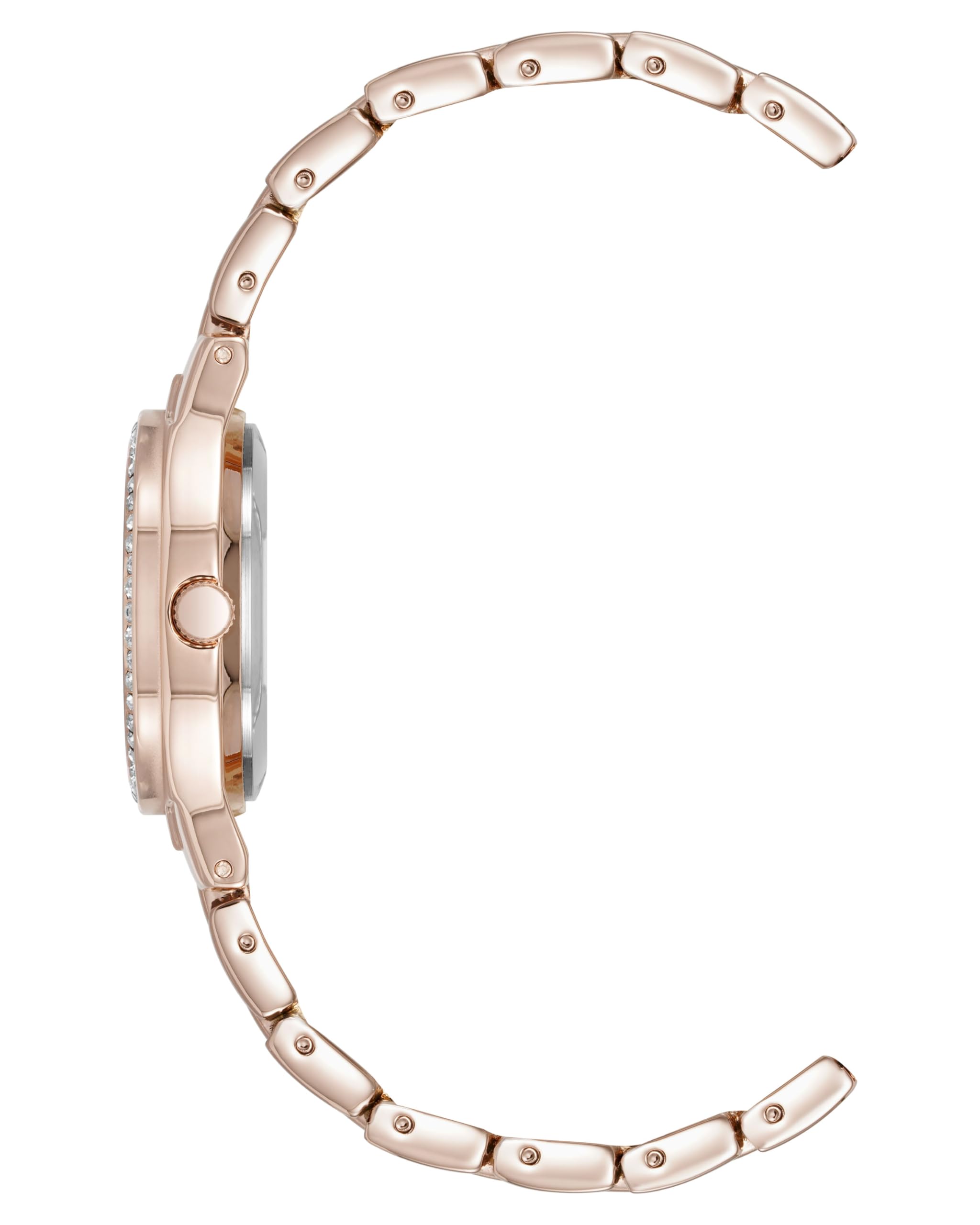 Anne Klein Women's Premium Crystal Accented Bracelet Watch