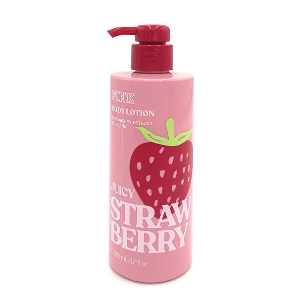 Victoria's Secret Pink Juicy Strawberry Body Lotion 12 Fl Oz