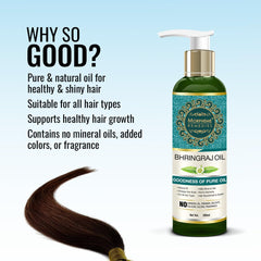Morpheme Pure Bhringraj Hair Oil (ColdPressed & Undiluted) 200ml