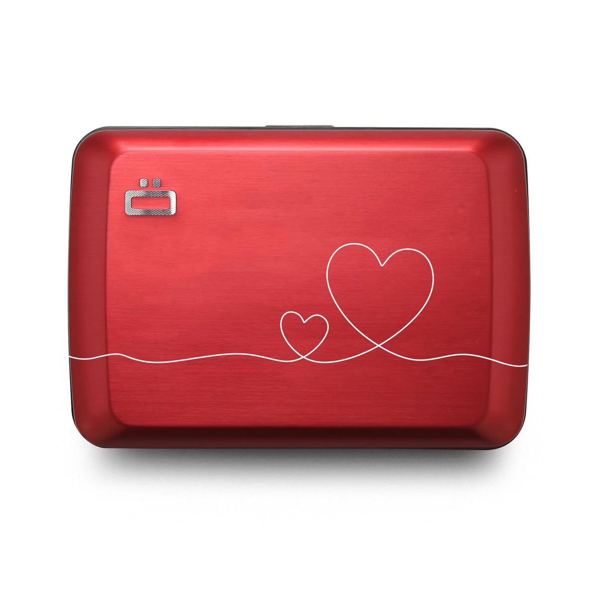 Aluminium Smart Case V2 Wallet - Metal Clasp - RFID Blocking Card Holder - Holds up to 10 Cards and Banknotes - Laser Engraved Love