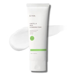 IUNIK Centella Mild Facial Foaming Cleanser - Asiatica 49% Moisturizing pH Balancing for Oily Dry Senstivie Acne-prone