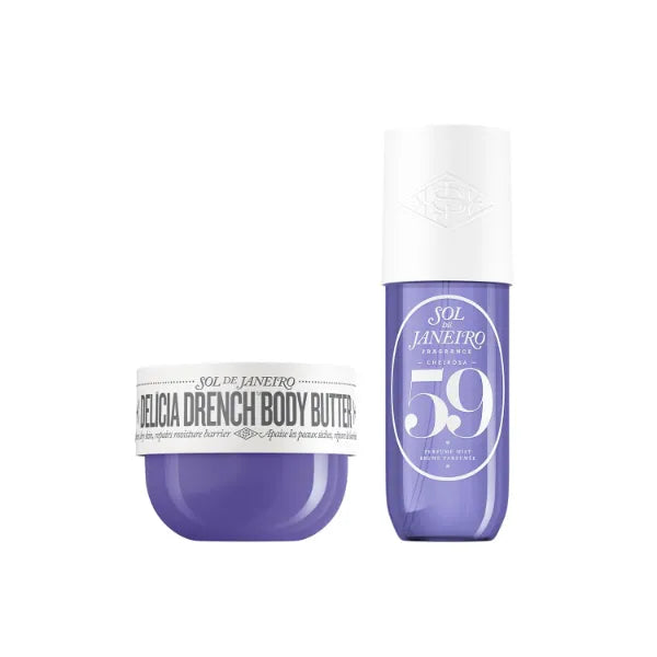 Sol de Janeiro Deeply Moisturizing Delicia Drench Body Butter & Cheirosa '59 Hair and Body Fragrance Mist Duo