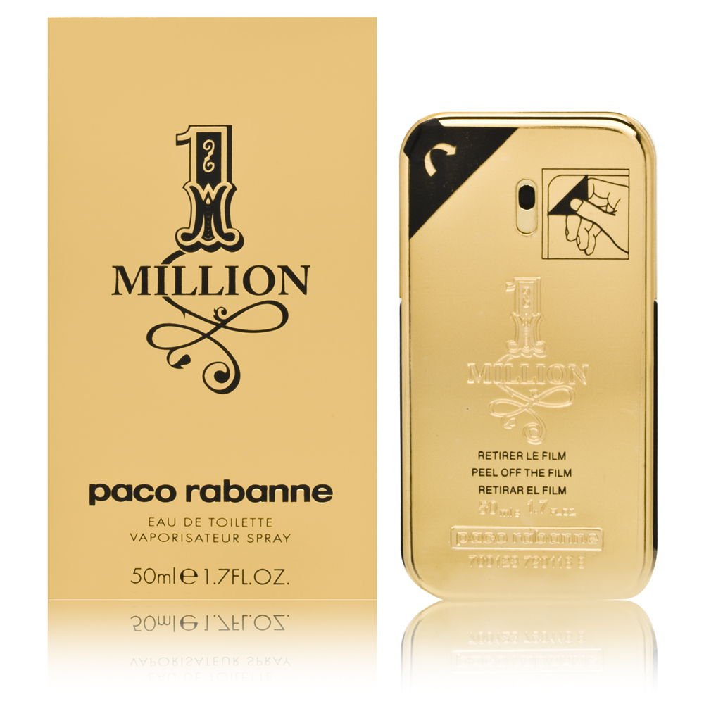 Paco Rabanne One Million Eau de Toilette Spray for men, 1.7
